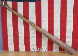 Vintage Baseball Bat Wood withHall Of Fame Players Signature Marks 35 Folk Art