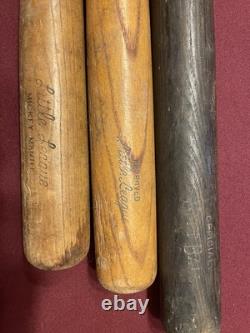 Vintage Baseball Bats Lot H&B J2 Mickey Mantle Bagger 459 Adirondack 141
