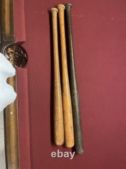 Vintage Baseball Bats Lot H&B J2 Mickey Mantle Bagger 459 Adirondack 141