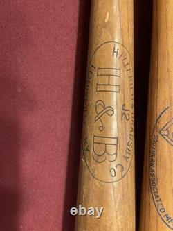 Vintage Baseball Bats Lot H&B J2 Mickey Mantle Bagger 459 Adirondack 141