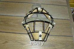 Vintage Baseball Catchers Equipment Guards Chest Protect Mask Glove Shoes Bat