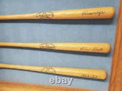 Vintage Baseball Miniature Game Day Bats Signed By The Doyle Brothers Sports