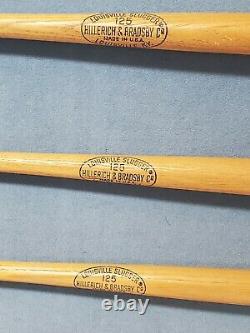 Vintage Baseball Miniature Game Day Bats Signed By The Doyle Brothers Sports