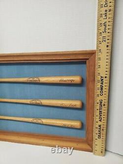 Vintage Baseball Miniature Game Day Bats Signed By The Doyle Brothers Sports