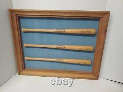 Vintage Baseball Miniature Game Day Bats Signed By The Doyle Brothers Sports