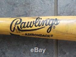 Vintage Baseball Oakland A's Jamie Quirk Rawlings 1989 Game Used Bat Uncracked