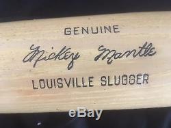 Vintage Baseball bat 1960s Never used Mickey Mantle Louisville Slugger 125. 32in