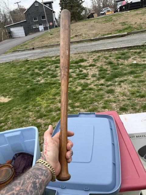 Vintage Big League Brand Wood Baseball Bat No. 330