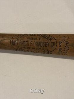 Vintage Bill Terry H&B 40 B. T. Hillerich & Bradsby Co. Baseball Bat NY Giants