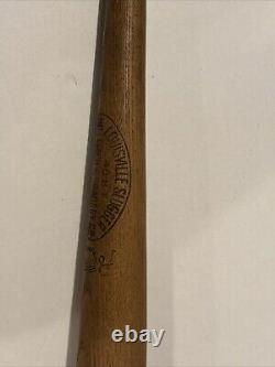 Vintage Bill Terry H&B 40 B. T. Hillerich & Bradsby Co. Baseball Bat NY Giants