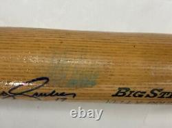 Vintage Blue Jays Kelly Gruber Game Used Baseball Bat Auto Signed Inscriptions