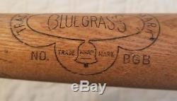 Vintage Bluegrass Wood Baseball Bat Belknap Mickey Mantle Model Extreamly Rare
