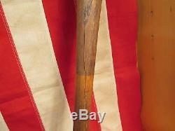 Vintage Bluegrass Wood Baseball Bat Belknap No. BGS 34 early Memorabilia Rare