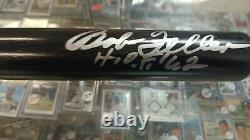 Vintage Bob Feller HOF 1962 signed baseball bat with COA