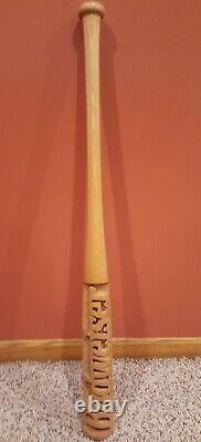 Vintage Budweiser Wood Carved Baseball Bat Bar Display 34 Rare HTF