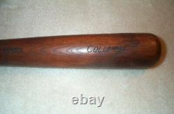 Vintage Burke Hanna Wood Baseball Bat Columbia Model Hanna Mfg Co. 34 Athens, GA
