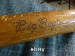Vintage COX MEMPHIS BIG BOYS Childs 25 Baseball Bat Collector VG