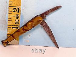 Vintage Camillus Cutlery Babe Ruth Baseball Bat 2-Blade Pocket Knife