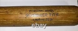 Vintage Charlie Gehringer Adirondack Baseball bat Detroit Tigers