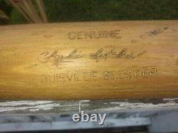 Vintage Charlie Letchas game used baseball bat Washington Nationals 1940s