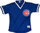 Vintage Chicago Cubs Blue Mesh T-shirt Mlb Batting Jersey 1980s Era Rare Size M