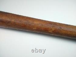 Vintage Circa 1900 Baseball Bat Flat Ended Acorn Mushroom Round Knob EXCELLENT