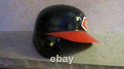 Vintage Cleveland Indians ABC batting helmet Oscar Gamble style circa 1975