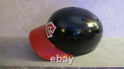 Vintage Cleveland Indians ABC batting helmet Oscar Gamble style circa 1975