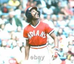 Vintage Cleveland Indians ABC batting helmet Oscar Gamble style circa 1975