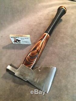 Vintage Collins carpenters axe hatchet custom JESSE REED baseball bat handle