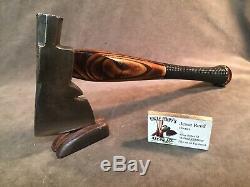 Vintage Collins carpenters axe hatchet custom JESSE REED baseball bat handle