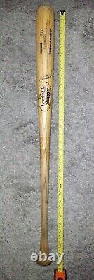 Vintage Columbus Clippers HOF Derek Jeter Game Used 125 Louisville Slugger Bat