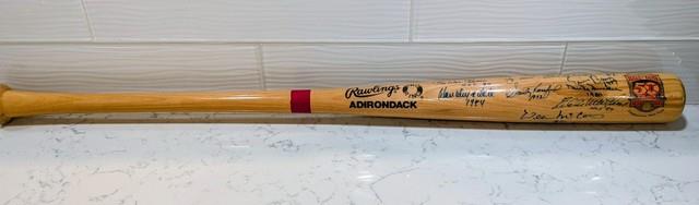 Vintage Cooperstown Hall Of Fame Bat 10 Signatures All Deceased Numbered Coa