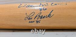 Vintage Cooperstown Hall Of Fame Bat 10 Signatures All Deceased Numbered COA