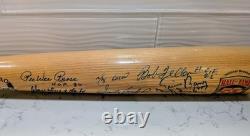 Vintage Cooperstown Hall Of Fame Bat 10 Signatures All Deceased Numbered COA Vintage Cooperstown Hall Of Fame Bat 10 Signatures All Deceased Numbered COA