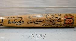 Vintage Cooperstown Hall Of Fame Bat 10 Signatures All Deceased Numbered COA