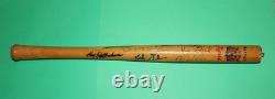 Vintage DETROIT TIGERS baseball Team multi Signed mini wood Bat KALINE CASH