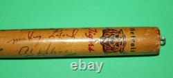 Vintage DETROIT TIGERS baseball Team multi Signed mini wood Bat KALINE CASH