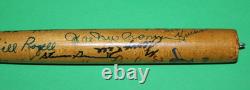Vintage DETROIT TIGERS baseball Team multi Signed mini wood Bat KALINE CASH