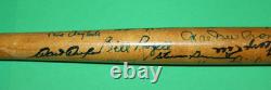 Vintage DETROIT TIGERS baseball Team multi Signed mini wood Bat KALINE CASH