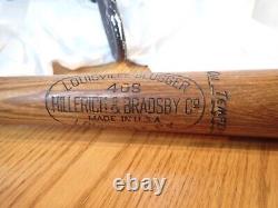 Vintage DICK SISLER 34 BASEBALL BAT LOUISVILLE SLUGGER 40S Hillerich & Bradsby