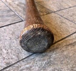 Vintage Derby Made 200A Wood Montan-Treated Baseball Bat Model BEB Player Type