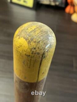 Vintage Diamond Mfg. Co. Bingler 100 XW Wooden Baseball Bat St Louis USA Made