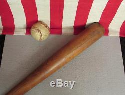 Vintage Double Header Wood Baseball Bat W. Bingham Co. Cleveland 34 Antique Nice