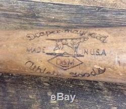 Vintage Draper-Maynard Athletic Goods- Major League Special- Wooden Baseball Bat