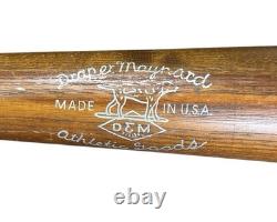 Vintage Draper & Maynard Ted Kluszewski Big Leaguer Model 33 Baseball Bat D&M
