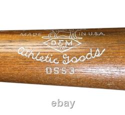 Vintage Draper & Maynard Ted Kluszewski Big Leaguer Model 33 Baseball Bat D&M
