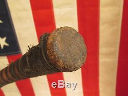 Vintage Draper Maynard early Wood Baseball Bat No. 72 D&M 31 Lucky Dog Antique