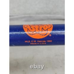 Vintage E. W. Hannas Houston Astros MLB Baseball Bat 1992 Blue Wood 18 Souvenir