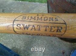 Vintage EC Simmons Swatter American Baseball Bat